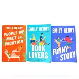 3 Book Lot- Emily Henry - Funny Story / Book Lovers / People We Meet On Vacation